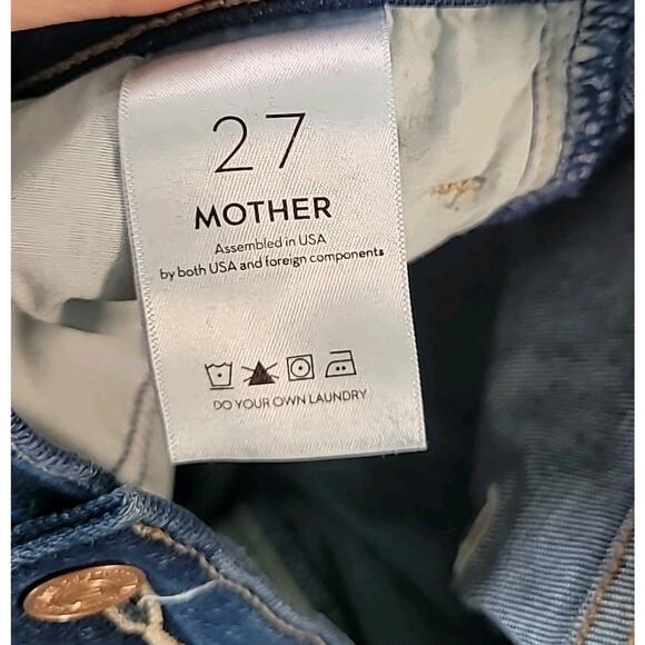 MOTHER Hustler Ankle Fray in Home Movies • Size 27 • High Rise Boot Crop - Picture 9 of 11